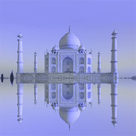 Taj Mahal At Moonlight