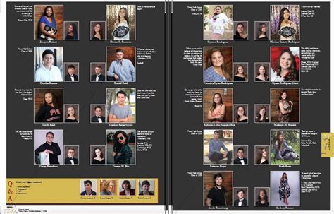 Senior spread mugshots of both Formal & personalities poses with quotes, advice & activities ...