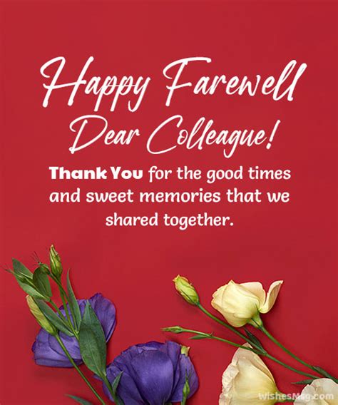 Farewell Messages For Colleague Wish Greetings, 49% OFF