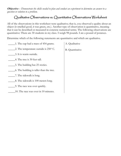 Quantitative and Qualitative Data