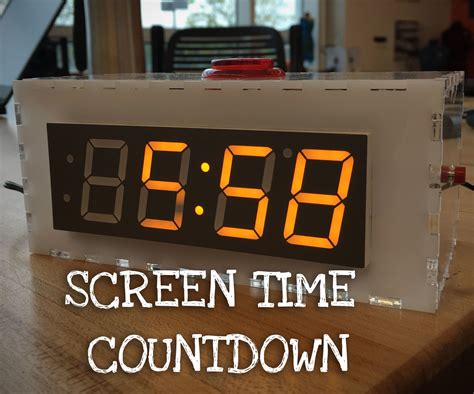 Screen Time Countdown Timer : 6 Steps (with Pictures) - Instructables