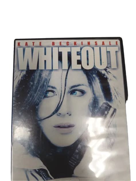 WHITEOUT DVD KATE Beckinsale Widescreen Rated R Action Thriller Free Shipping $4.50 - PicClick