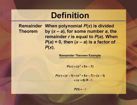 42 The Remainder And Factor Theorems Worksheet Answers - Worksheet Database