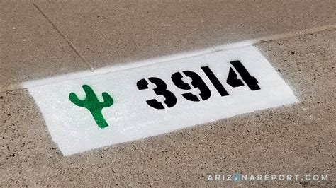 Curb Paint Refresh Helps 911 and Your Delivery Driver | The Arizona Report™