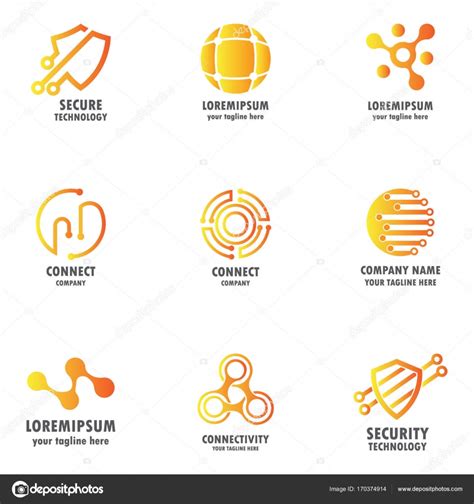 Connect logo vector set Stock Vector by ©zagoya123@gmail.com 170374914