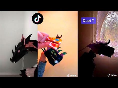 Dragon Puppet Crafts - Paper Dragon TikTok Compilation #79 - YouTube