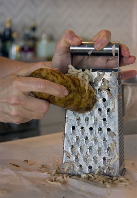 grating | Cleaning hacks, Cooks illustrated, Potato latkes