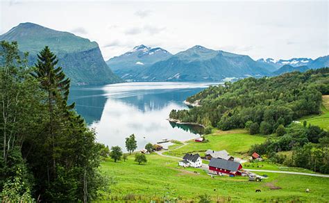 Royalty Free Norwegian House Wooden Barn Norway Scandinavian Countryside Pictures, Images and ...