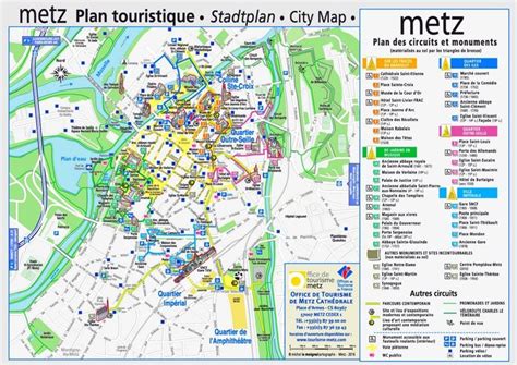 Metz tourist map | Map, Tourist map, Metz