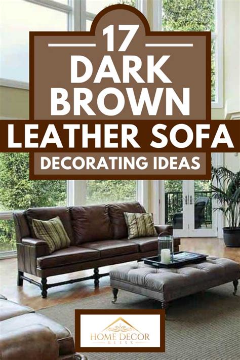 Colour Schemes To Go With Dark Brown Leather Sofa - Sofa Design Ideas