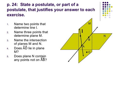 Introduction to Postulates and Theorems