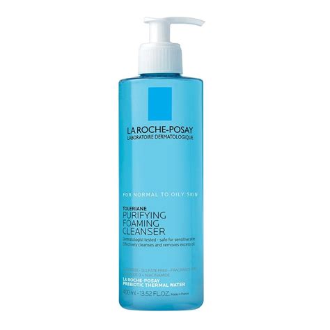 La Roche Posay Toleriane Purifying Facial Cleanser with Niacinamide for ...