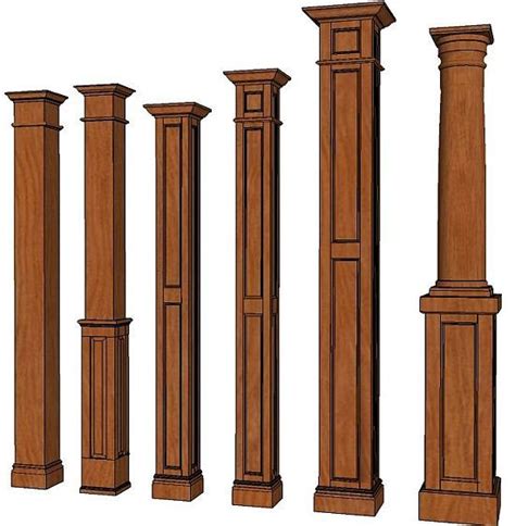 Square Columns | Interior Wood Columns | Decorative Columns | Style | Pinterest | Wood columns ...