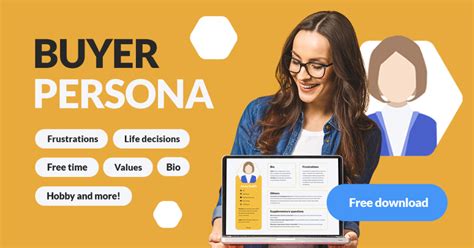 Buyer persona template free download - free mockup | Firmbee