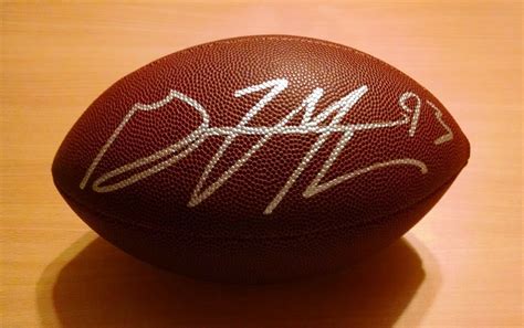 Tampa Bay Buccaneers Gerald McCoy Signed Football COA