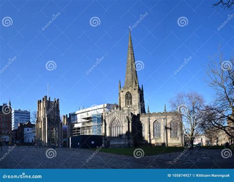 Sheffield Cathedral, Sheffield, UK Stock Image - Image of panorama, sheffield: 105874927