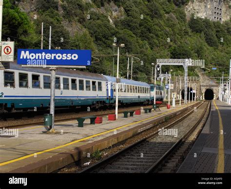 Train station Cinque Terre Monterosso Italy Stock Photo: 2630895 - Alamy