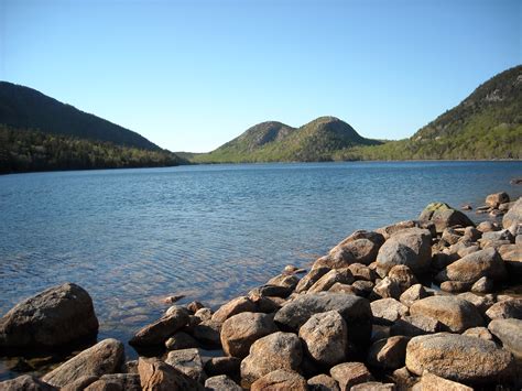 Visiting Beautiful Jordan Pond Near Acadia National Park, Maine - Eric's New England Gift Shop ...