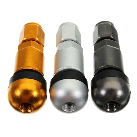 4pcs/lot Universal Car Aluminum Metal Tyre Valve Caps Stem Motorcycle ...