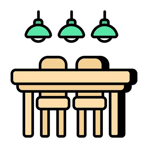 An icon design of dining table 26375563 Vector Art at Vecteezy