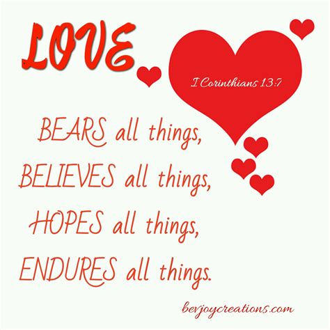 Love Bears All Things Quote - Winston Porter Clifford Love Bears All Things Believes All Things ...