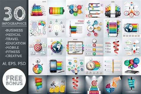 Adobe Illustrator Infographic Templates | Professional Business Template