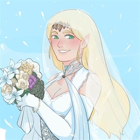 wedding dress zelda by hijirai | Zelda wedding, Anime, Wedding