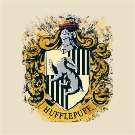 Harry Potter House Crests - Created by B3pOh | Hufflepuff, Harry potter ...