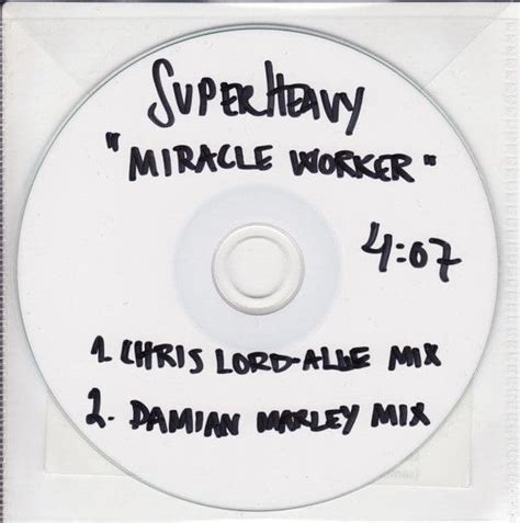 6110 - Superheavy - Miracle Worker - Finland - Promo CD Single - None ...