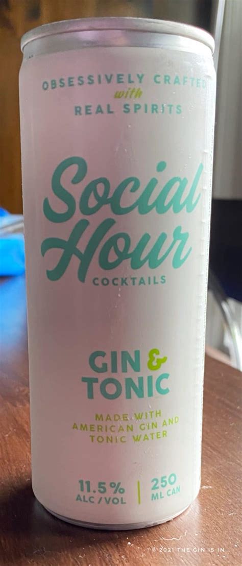 Social Hour Gin and Tonic | RTD Review and Tasting Notes