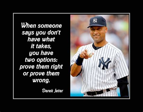 Derek Jeter Inspirational Baseball Poster, Boy Gift, Girl Gift Photo ...