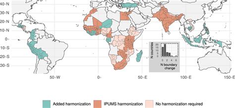 DHS regions in LivWell consistent across time in 52 countries. Inset:... | Download Scientific ...