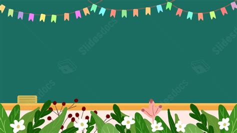 Blackboard Teachers Day Hello Teacher School Powerpoint Background For ...