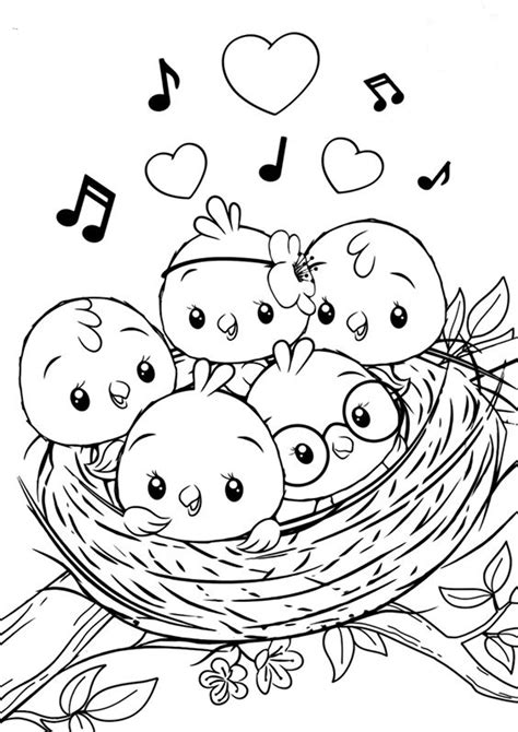 Free Printable Coloring Pages Birds