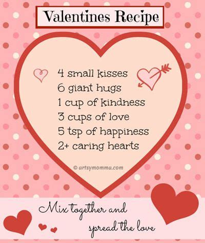 Sweet Recipe for Valentine's Day Poem {free printable} | Valentines day poems, Valentines poems ...