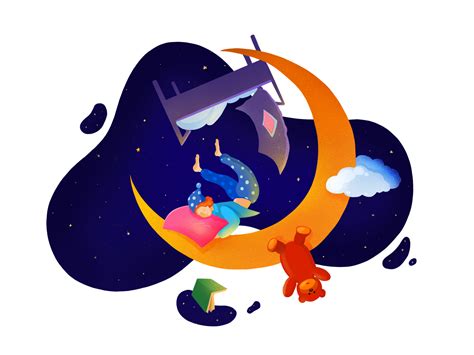 Sweet Dreams - illustration | Dream illustration, Night illustration ...