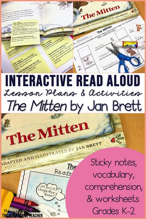 The Mitten Activities, Winter Read Aloud Lesson Plans, Retelling Printables | Interactive read ...