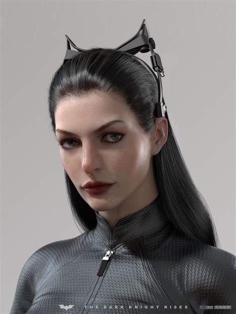 Catwmoman(Anne Hathaway) | Catwoman, 3d character, 3d portrait