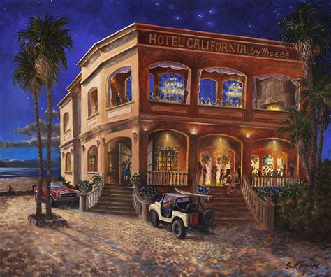 Hotel California by the Sea | Art by Scott Kennedy