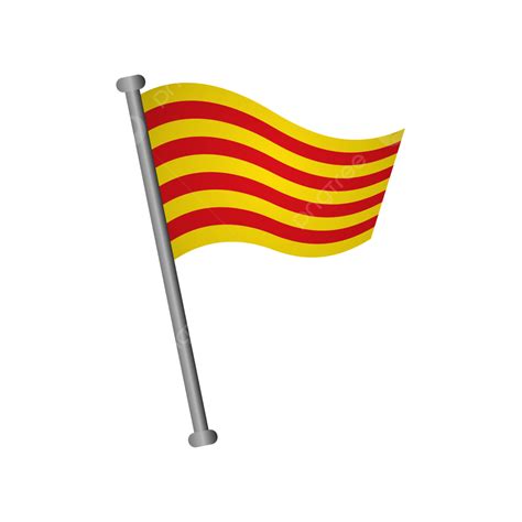 Catalonia Flag, Catalonia, Flag, Spain PNG and Vector with Transparent ...