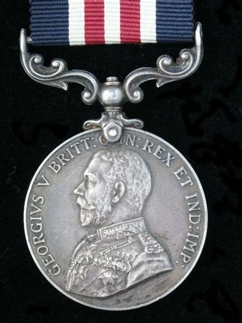 The British Military Medal GV WW1 For Bravery in the Field.