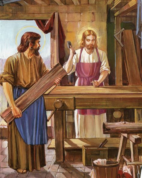 Jesus the Carpenter P Catholic Picture Print - Etsy