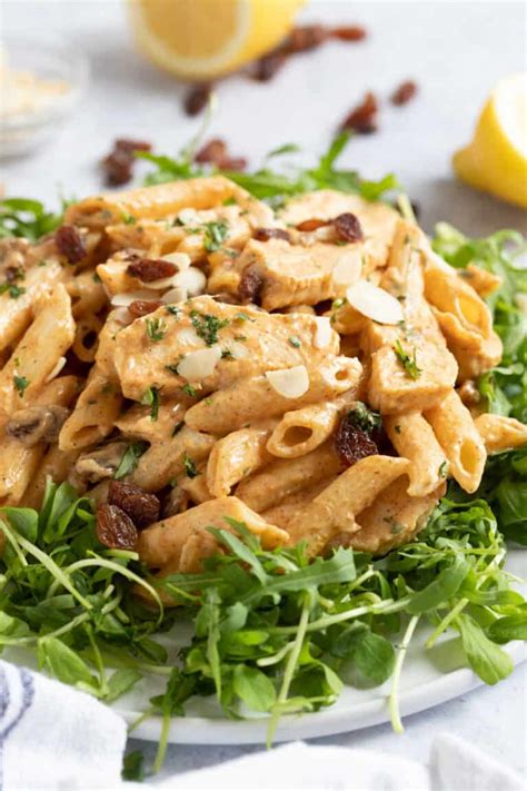 Easy Coronation Chicken Pasta Salad - Effortless Foodie