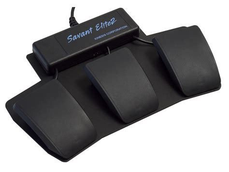 Savant Elite2 Triple Ergonomic Keyboard Foot Pedal | Kinesis Keyboards