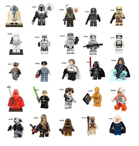 Lego Star Wars 2014 Minifigures