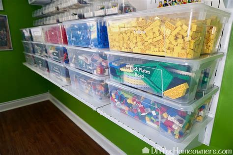 Space Saving Lego Display and Storage Wall - Mother Daughter Projects