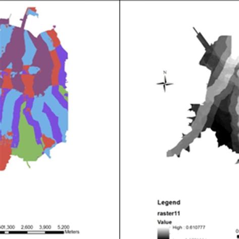 The primary map of the urban flood Figure 5: The classified urban flood map | Download ...