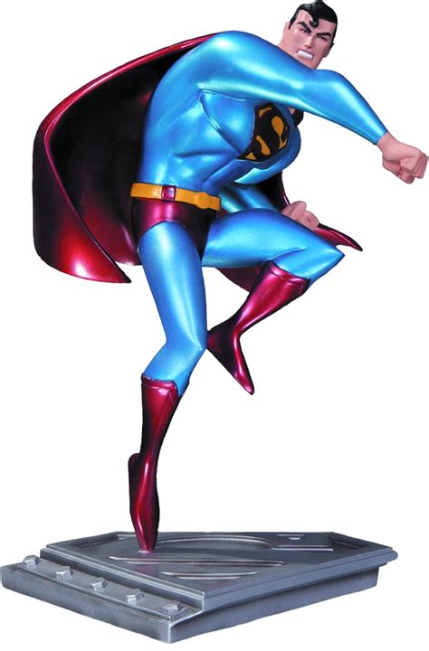 Superman - Man of Steel Animated Series - Superman 8" Statue | Superman man of steel, Dc ...