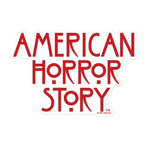 American Horror Story Stacked Logo Die Cut Sticker | FX Networks Shop