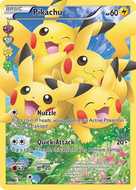 Pikachu RC29 (Generations 2016) Pokemon Card